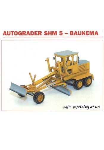 №19 - Autograder SHM 5 - Baukema [Fifik] из бумаги — развертка из бумаги