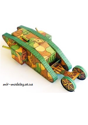 №128 - Mark 1 [ABC 1978-03] из бумаги — скачать развертку из бумаги