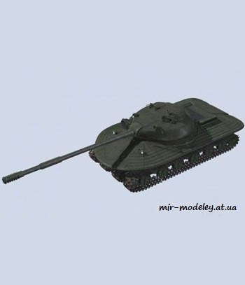 №126 - Объект 279 [Бумажные танки] из бумаги — скачать развертку из бумаги