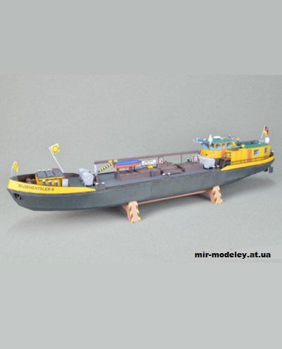 №1011 - Мусоросборщик Bilgenentoeler 8 (Mondorfer Bastelboegen 67) из бумаги