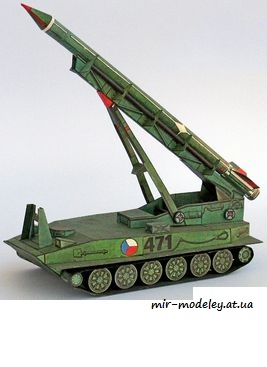 №1074 - Taktický raketonosič [ABC 1981-09] из бумаги