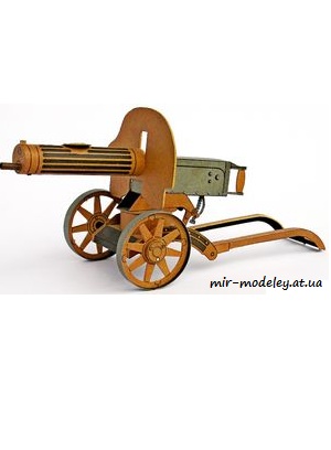 №1088 - Kulomet Maxim [ABC 1973-12] из бумаги