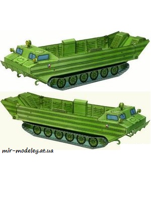 №1064 - Transporter PTS 10 [ABC 2008-06] из бумаги