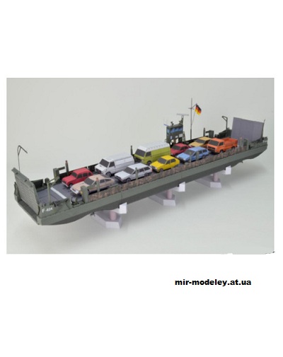 №1020 - Bodanfaehre (Mondorfer Bastelbogen) из бумаги