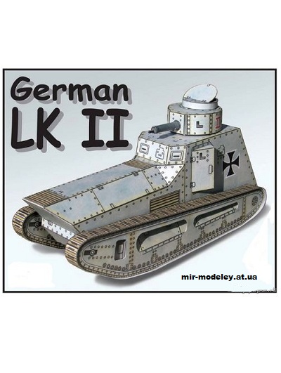 №10612 - Легкий танк LK-II (Fiddlers Green) из бумаги