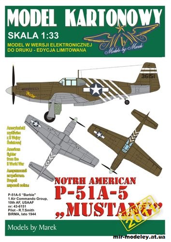 №10802 - North American P-51A-5 