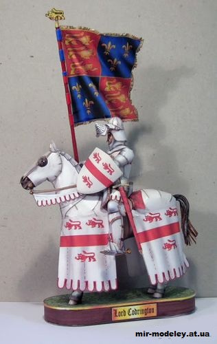 №10954 - Lord Codrington (Azincourt 1415 - English) (Fabrizio Prudenziati) из бумаги