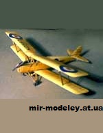 №10910 - DeHavilland Tiger Moth (Fabrizio Prudenziati) из бумаги