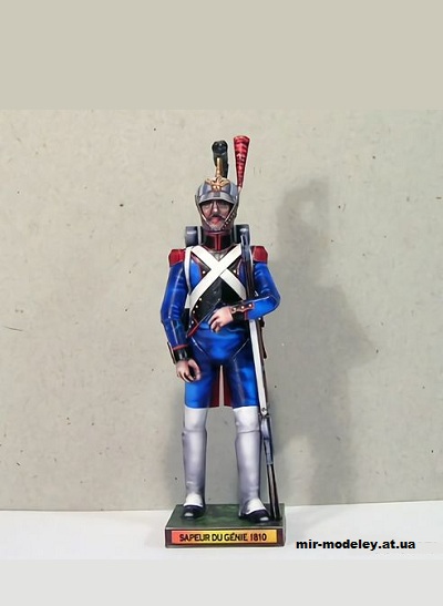 №10943 - Сапер / Zappatore (Fabrizio Prudenziati) из бумаги