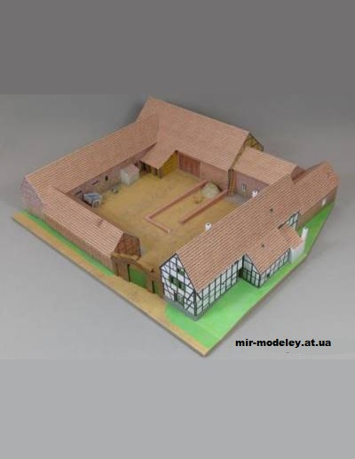 №1152 - Giesenshof (Mondorfer Bastelbogen) из бумаги