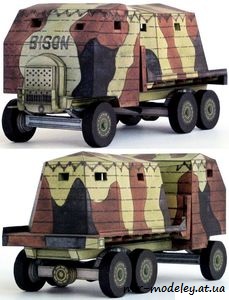№1188 - Betonove obrnene vozidlo Bison [ABC 2007-13] из бумаги