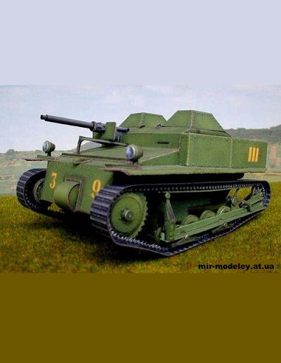 №1147 - Carden Lloyd MK.VI [Zioprudenzio] из бумаги