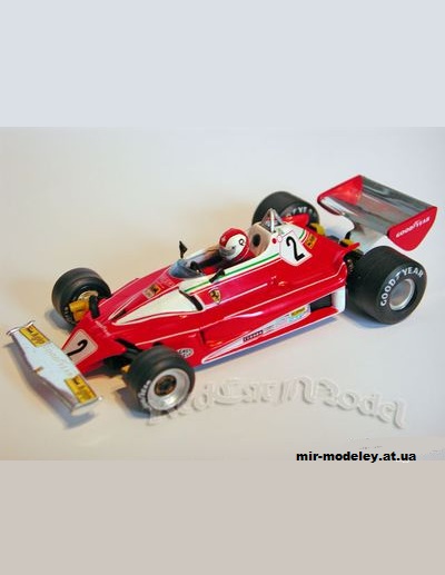№11683 - Ferrari 312 T2 (1976) (Spinler 014) из бумаги