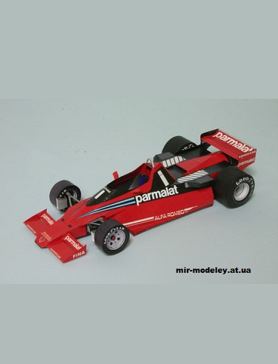№11730 - Болид Brabham BT46B 1978 [Spinler 015] из бумаги