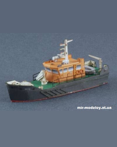 №12047 - Лоцмейстерское судно THV Vectis (Paper Shipwright) из бумаги