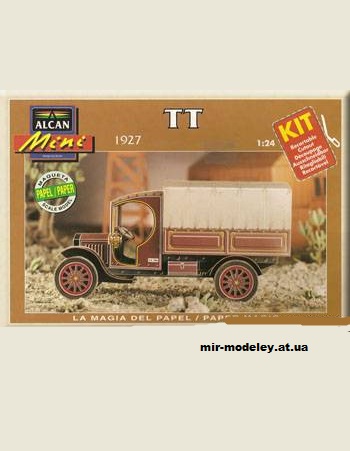 №12120 - Ford TT 1927 г. (Alcan) из бумаги