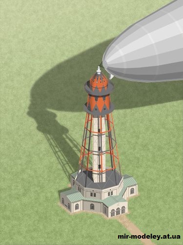 №12266 - Airship Mooring Mast (Currell Graphics) из бумаги
