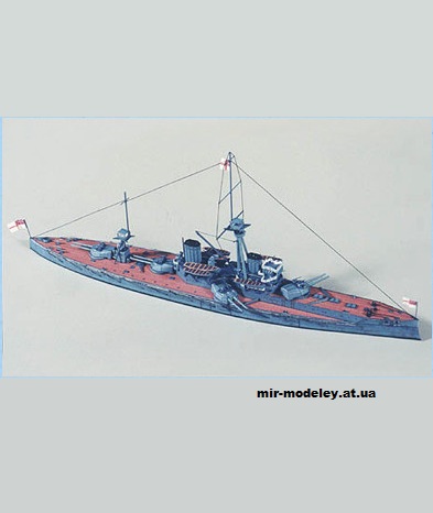 №12298 - Линкор HMS Dreadnought (Digital Navy) из бумаги