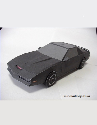 №12232 - Knight Rider (Cinema) из бумаги