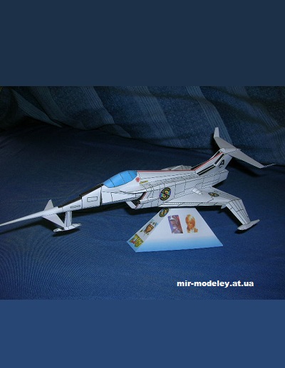 №12225 - Captain Scarlet And The Mys (Cinema) из бумаги