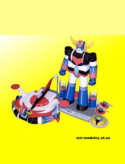 №12242 - Ufo Robot Goldrake (Cinema) из бумаги