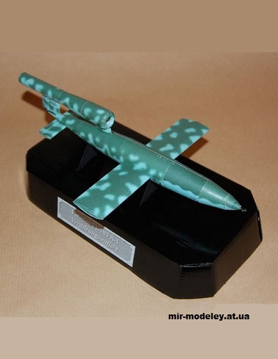 №12287 - V-1 flying bomb (Currell Graphics) из бумаги