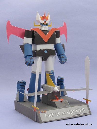 №12230 - Great Mazinger (Cinema) из бумаги
