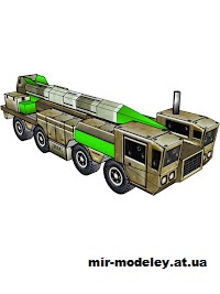 №12262 - GLA Scud Launcher (Command & Conquer) из бумаги