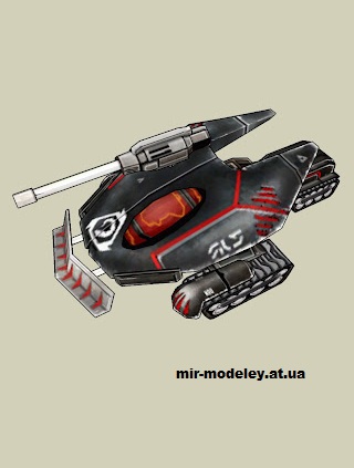 №12245 - Scorpion Tank (Command & Conquer) из бумаги