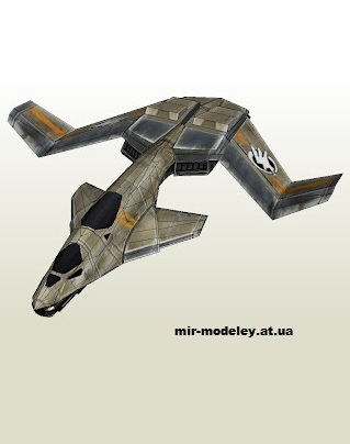 №12253 - GDI Firehawk (Command & Conquer) из бумаги