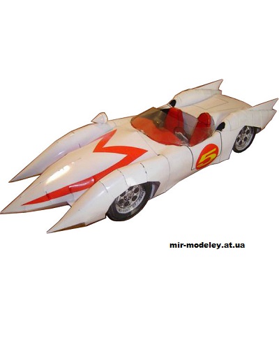 №12234 - Meteoro Mach 5 (Cinema) из бумаги