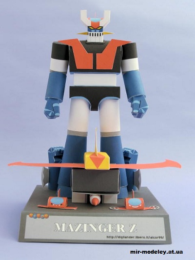 №12233 - Mazinger (Cinema) из бумаги
