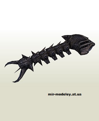 №12256 - Scrin Planetary Assault Carrier (Command & Conquer) из бумаги