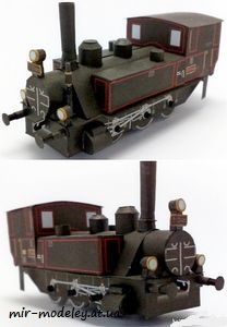 №1266 - Parni lokomotiva rady 310.4 [ABC 2003-24] из бумаги