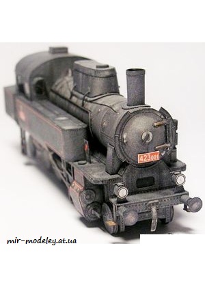 №1268 - Parni lokomotiva rady 423.0 [ABC 1987-17] из бумаги