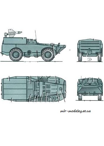 №1221 - ПТУРа [Левша 2003-02] из бумаги