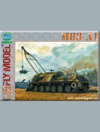 №1217 - M88 A1 [Fly Model 126] из бумаги