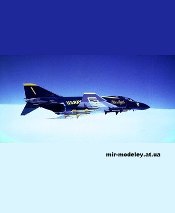 №12344 - F-4 Phantom (Fiddlers Green) из бумаги