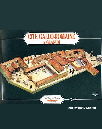 №12645 - Cite Gallo-Romaine de Glanum (L'Instant Durable 35) из бумаги