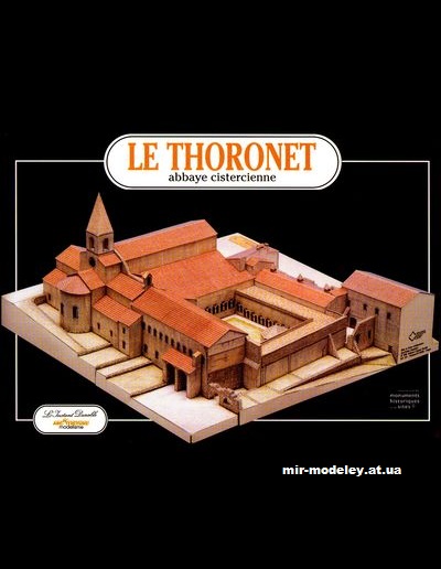 №12632 - Монастырь Le Thoronet (L'Instant Durable 15) из бумаги