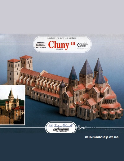№12635 - Клюни / Cluny (L'Instant Durable 18) из бумаги