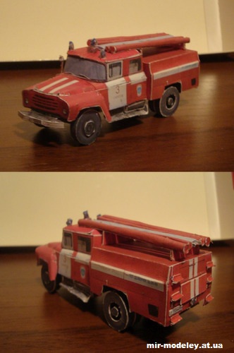 №12767 - АЦ-40 на базе ЗиЛ-130 [Oktan - Savage & Alexandr87] из бумаги