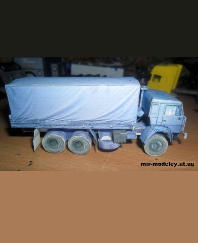 №12771 - КамАЗ-53212 (Oktan) из бумаги