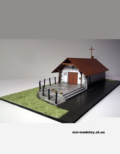 №12895 - Kaple sv. Jana Nepomuckého v Brzkově [Pavel Styl] из бумаги