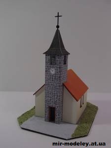 №12875 - Kaple Nanebevzetí Panny Marie v Horních Loučkách [Pavel Styl] из бумаги