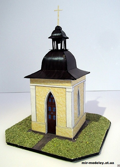 №12894 - Kaple v Nových Dvorech [Pavel Styl] из бумаги