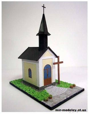 №12897 - Kaple sv. Cyrila a Metoděje v Blažkově (Pavel Styl) из бумаги