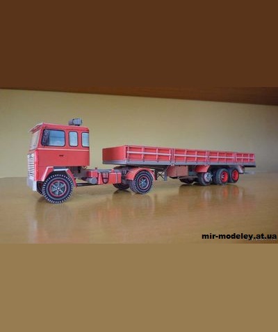 №12844 - Scania LK 140 (Paperoom) из бумаги