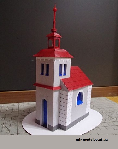 №12859 - Kaplička v obci Polnička (Pavel Styl) из бумаги