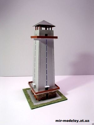 №12872 - Klucanina - rozhledna u Tišnova (Pavel Styl) из бумаги